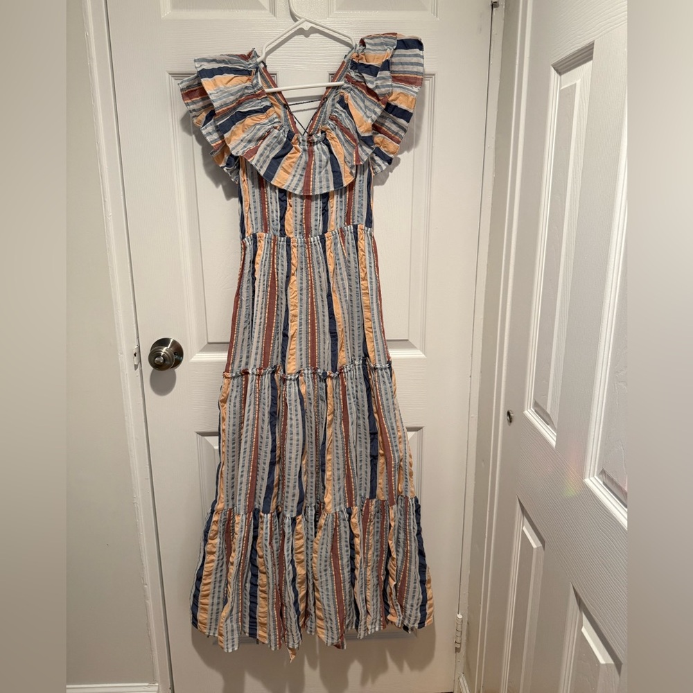 Ulla Johnson - Multicolor Striped Maxi Dress